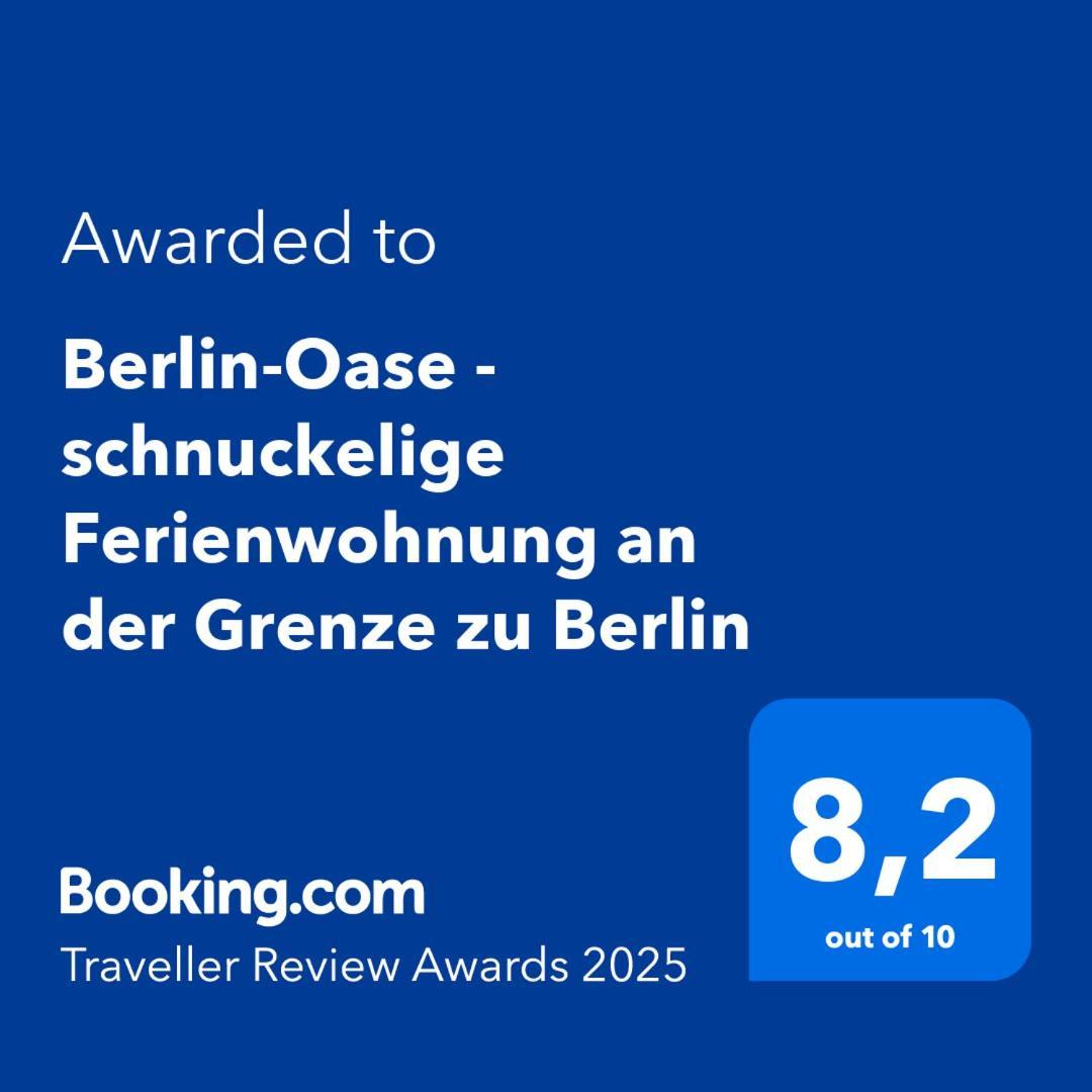 Berlin-Oase - Schnuckelige Ferienwohnung An Der Grenze Zu Berlin Schönefeld Dış mekan fotoğraf
